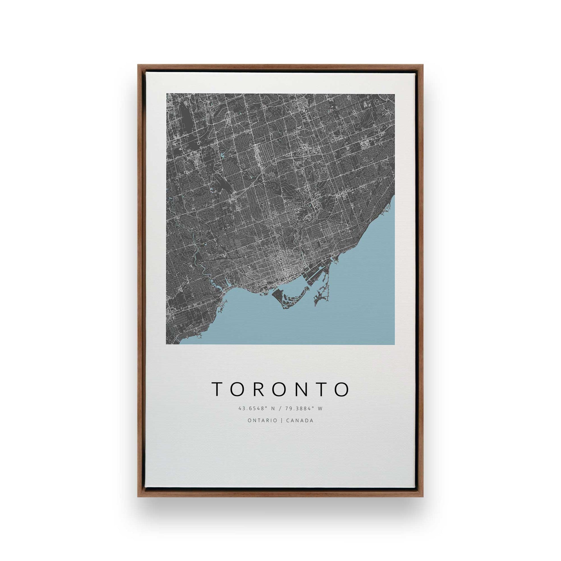 [Color:Walnut], Picture of art in a Walnut frame