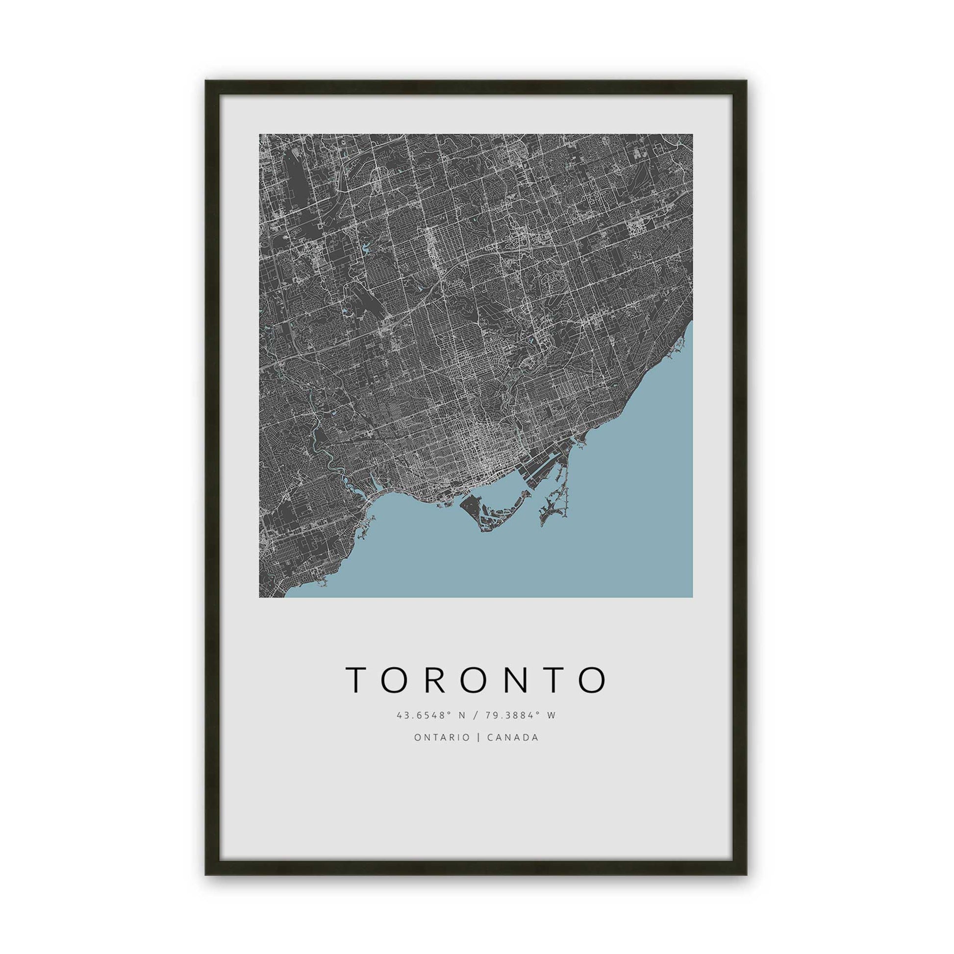 [Color:Satin Black], Picture of art in a Satin Black frame