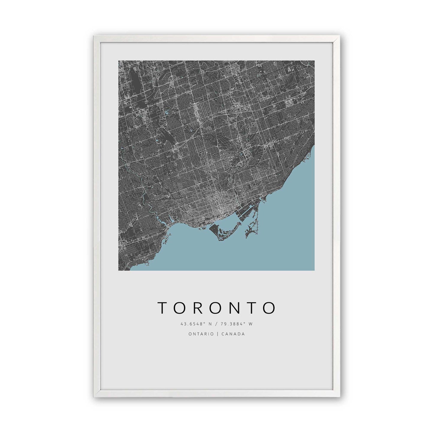 [Color:Opaque White], Picture of art in a Opaque White frame
