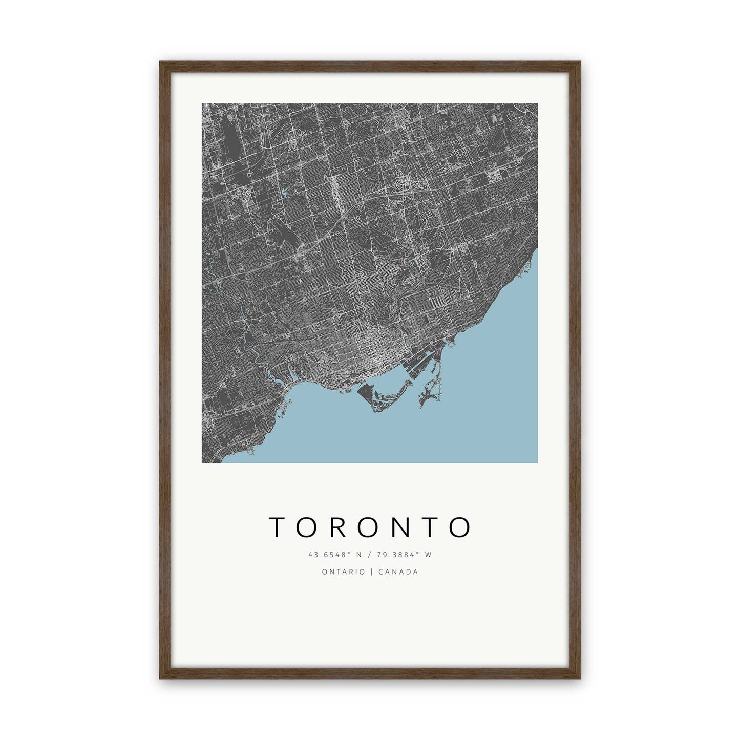 [Color:Walnut], Picture of art in a Walnut frame