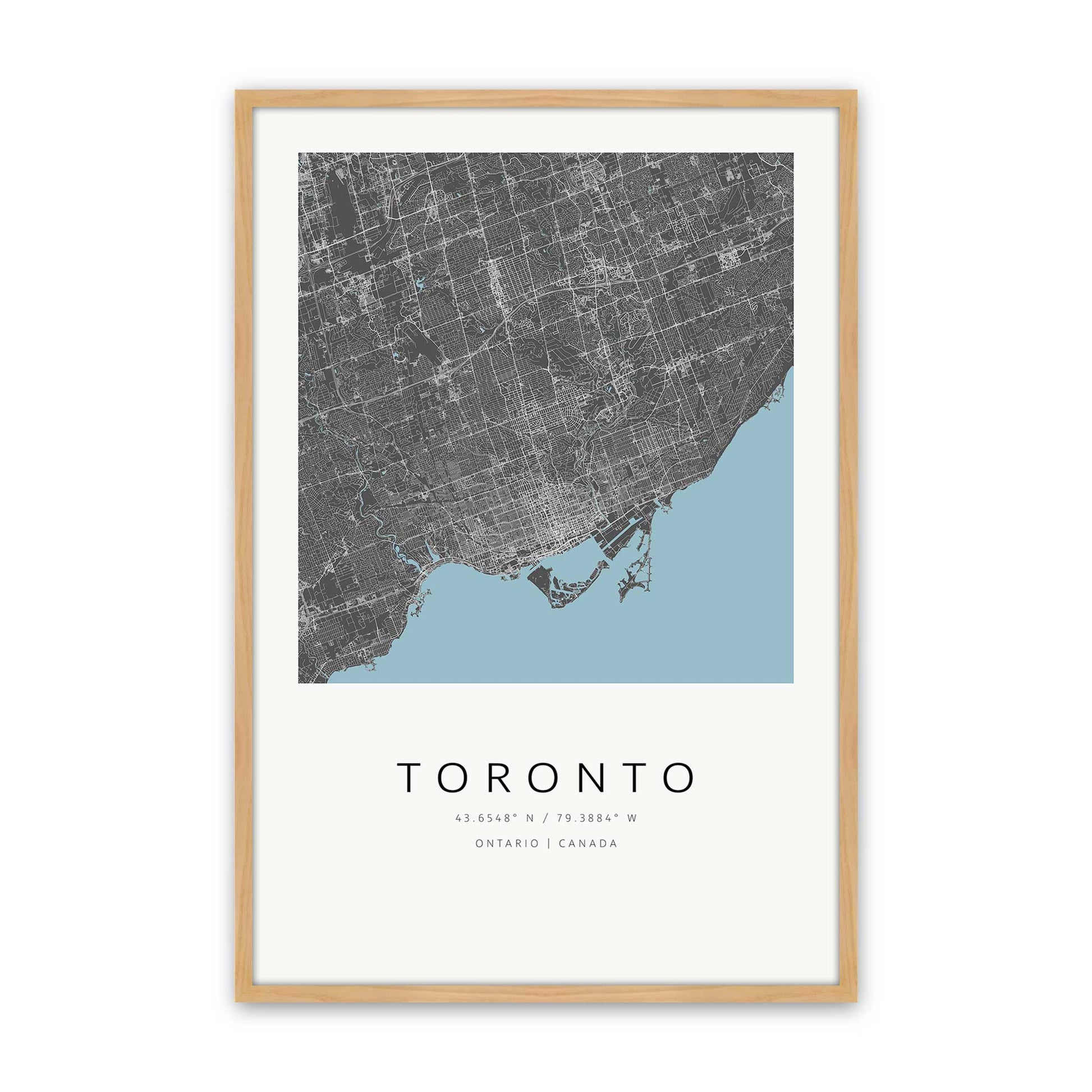 [Color:American Maple], Picture of art in a American Maple frame