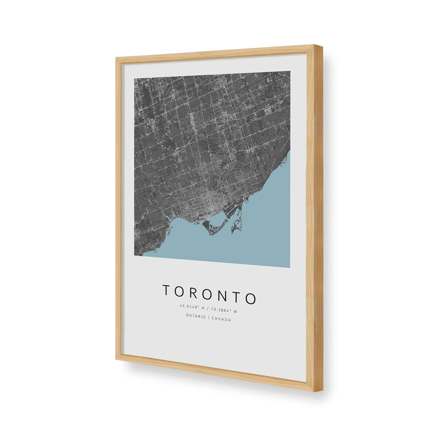 [Color:American Maple], Picture of art in a American Maple frame of the corner