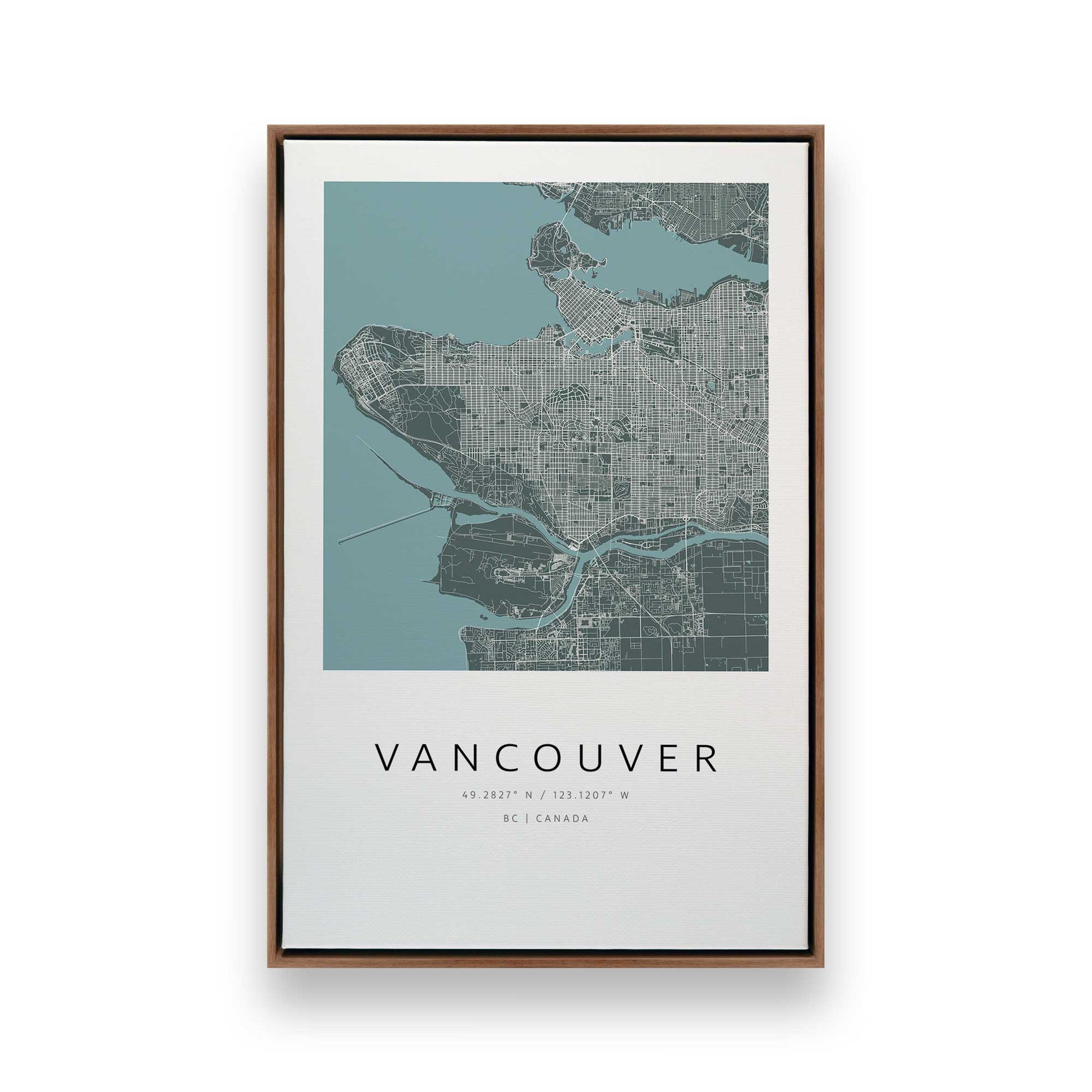 [Color:Walnut], Picture of art in a Walnut frame