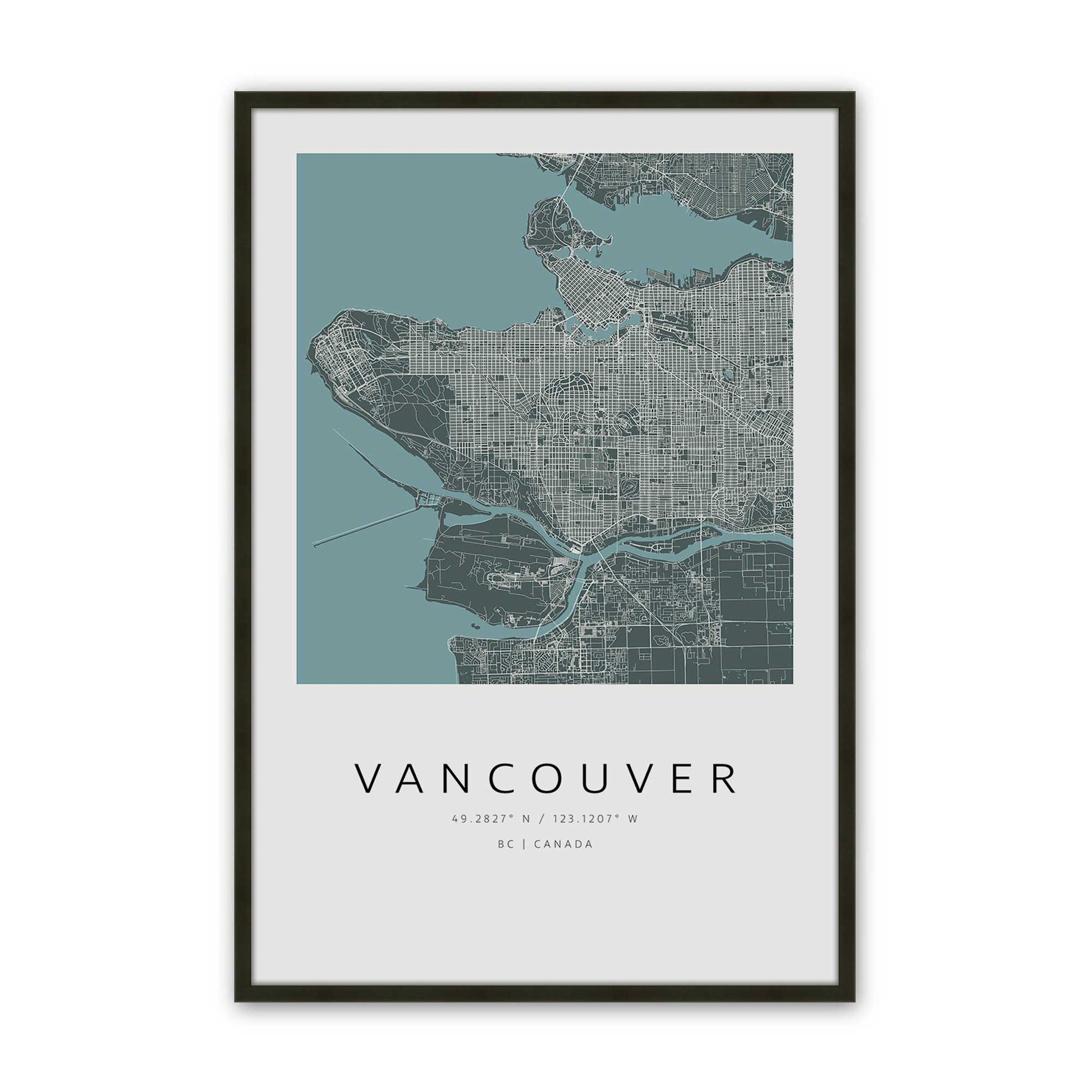 [Color:Satin Black], Picture of art in a Satin Black frame