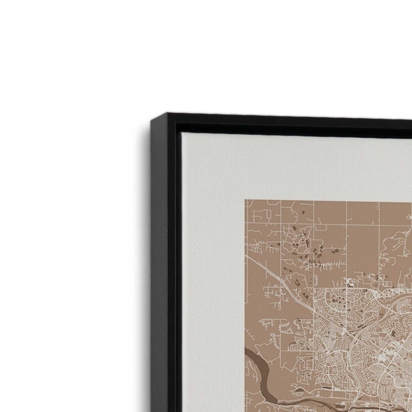 [Color:Satin Black], Picture of the corner of the art