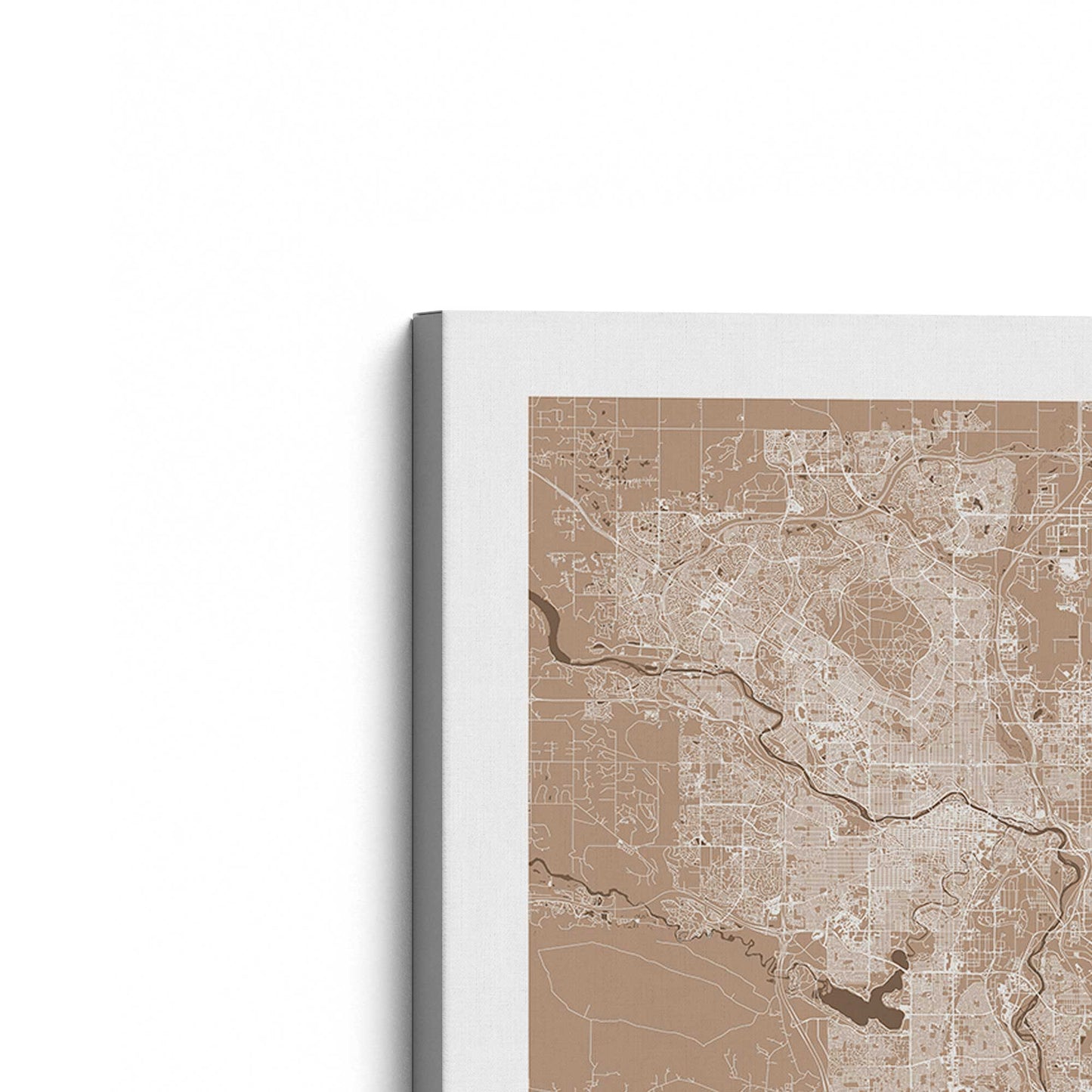 [Color:Stretched Canvas], Picture of the corner of the art