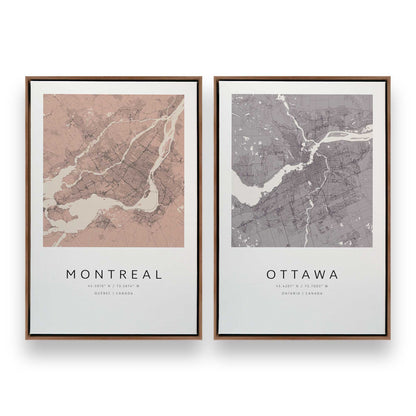 [Color:Walnut], Picture of art in a Walnut frame
