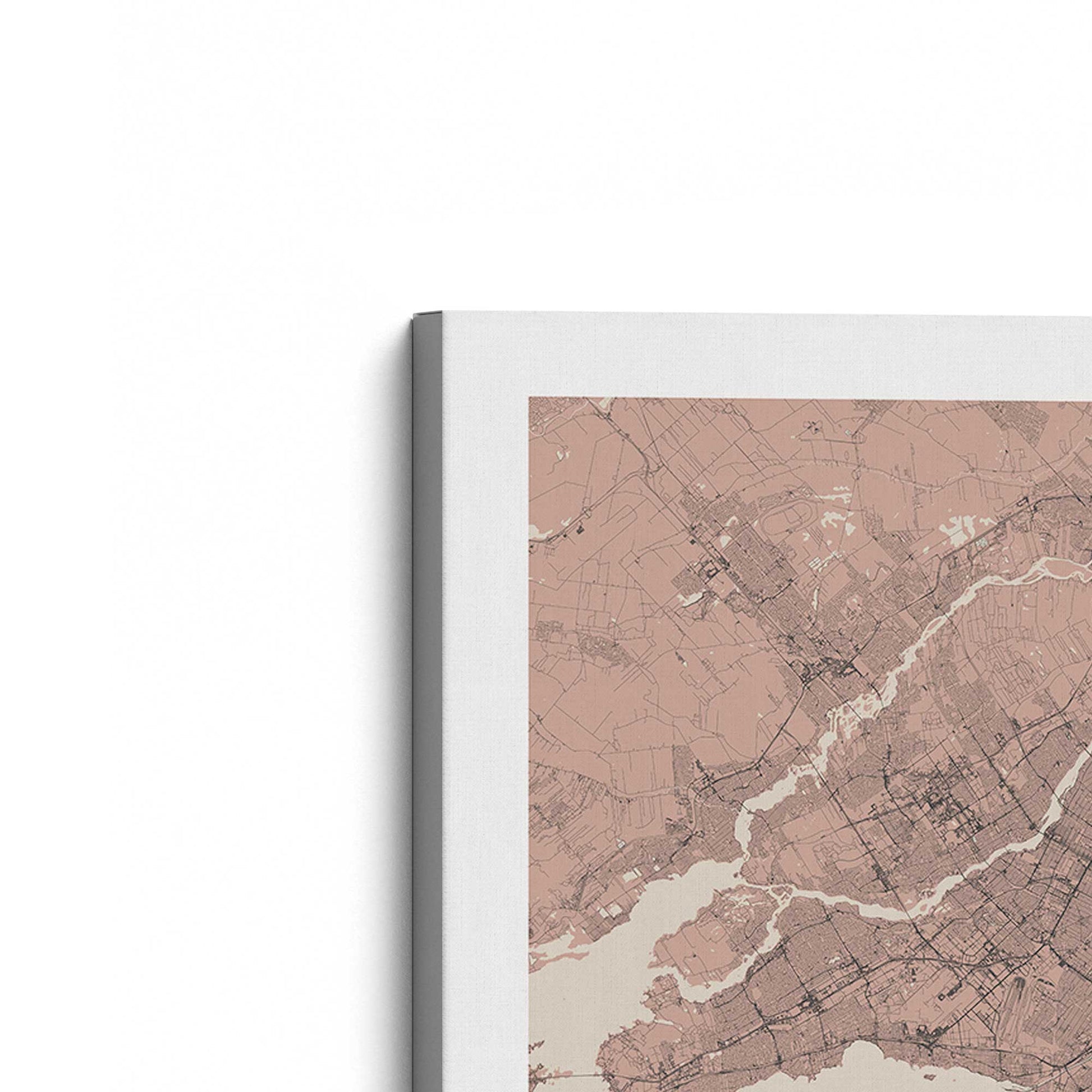 [Color:Stretched Canvas], Picture of the corner of the art