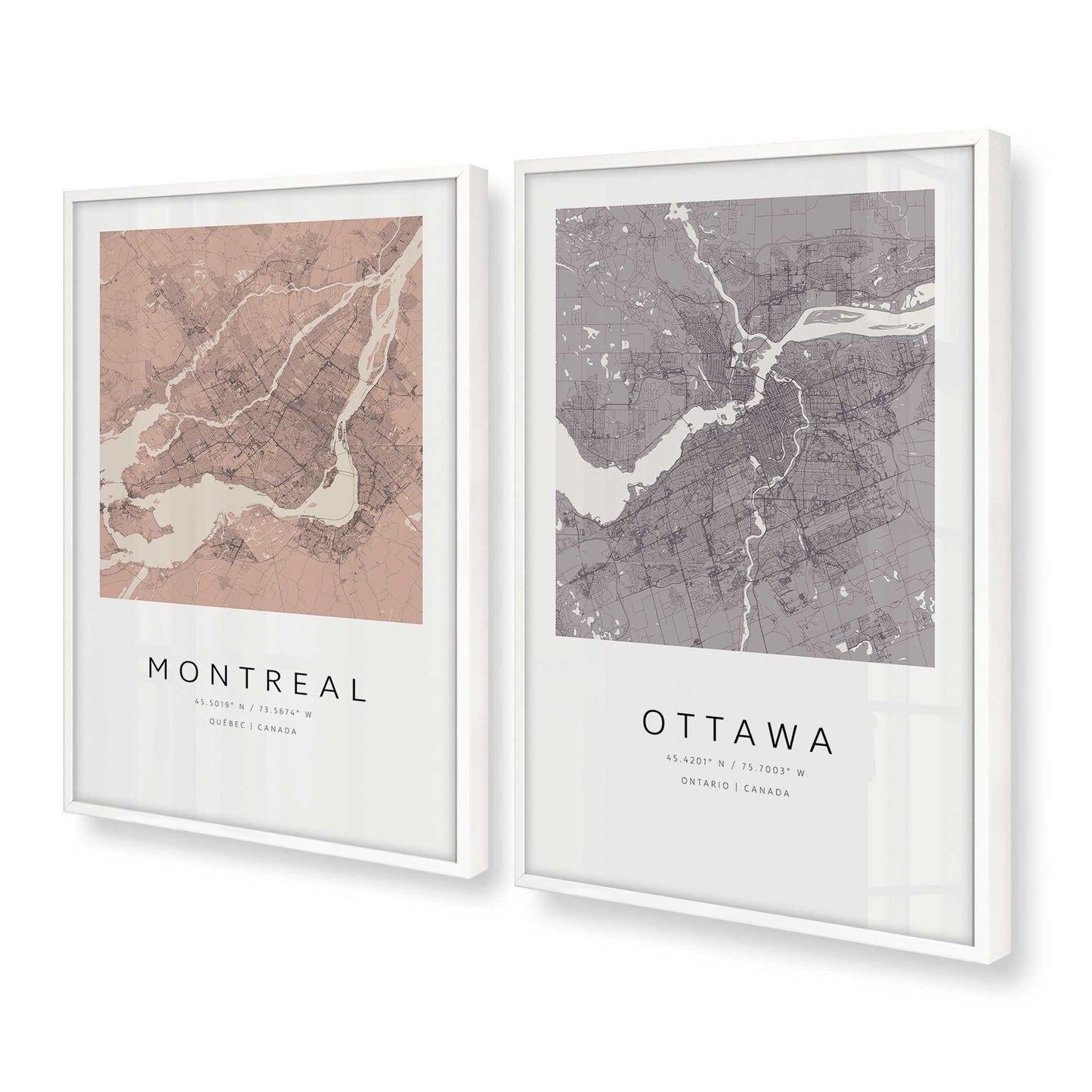 [Color:Opaque White], Picture of art in a Opaque White frame at an angle
