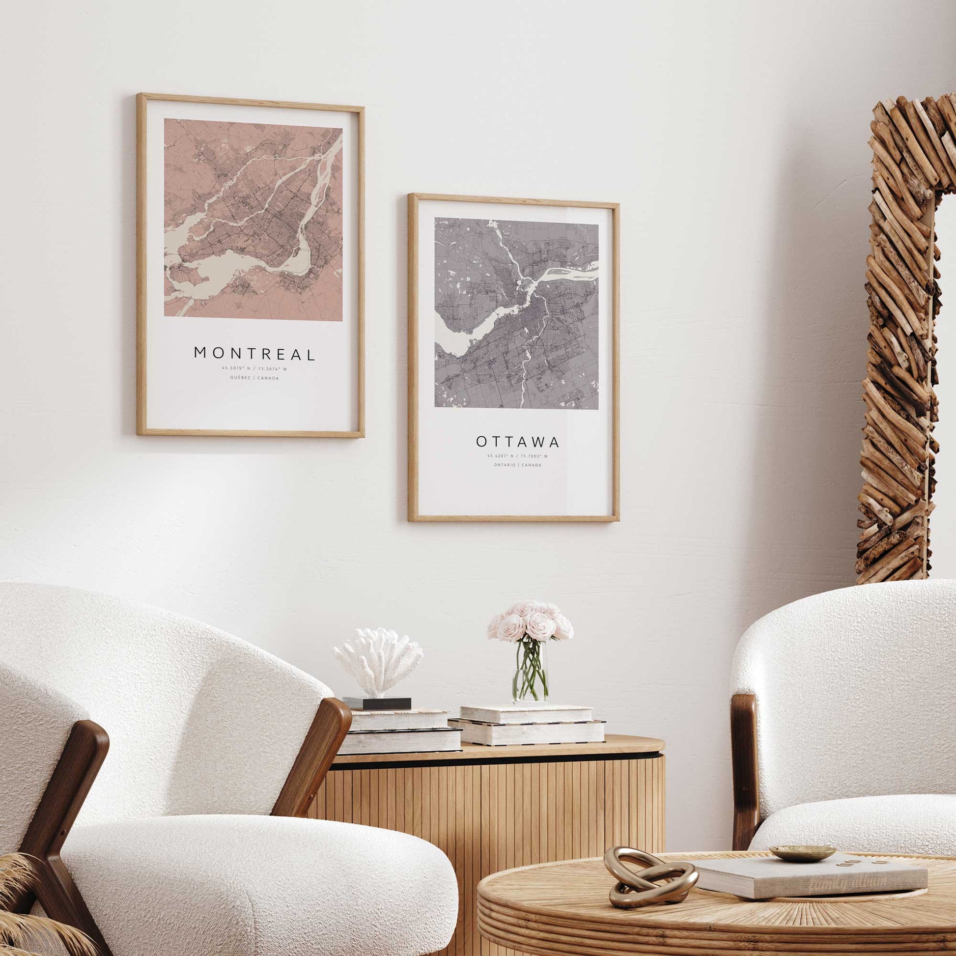 [Color:Belvinder Brown], Picture of art in a Belvinder Brown frame