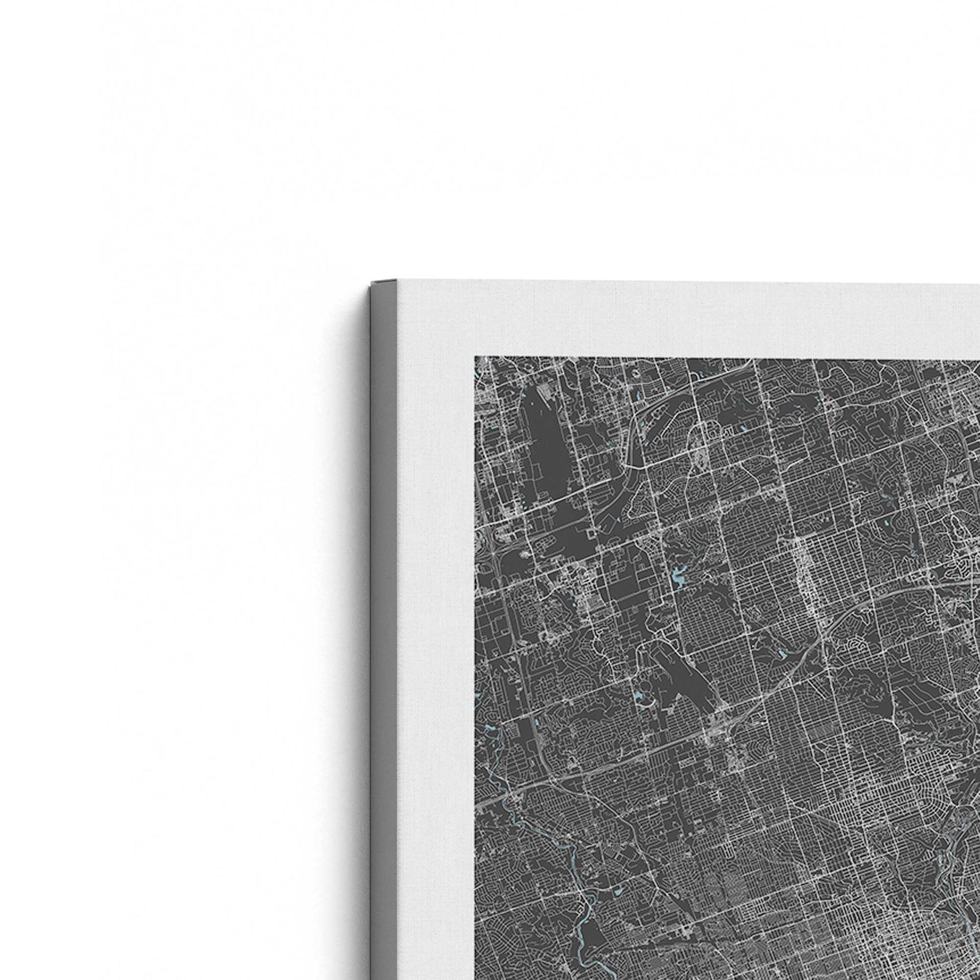 [Color:Stretched Canvas], Picture of the corner of the art