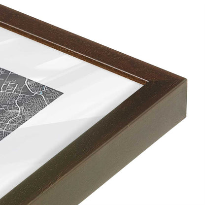 [Color:Belvinder Brown], Picture of art in a Belvinder Brown frame of the corner