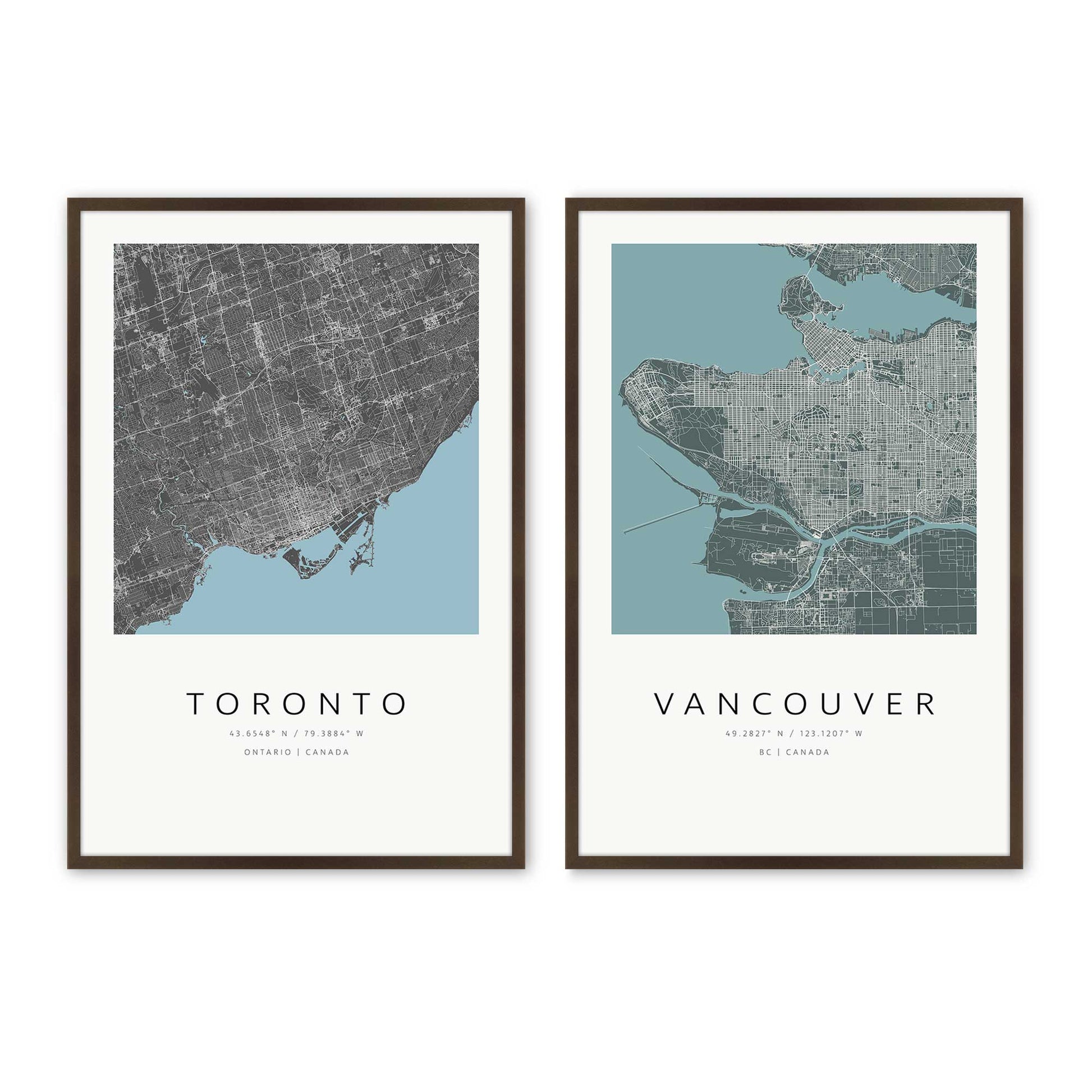 [Color:Belvinder Brown], Picture of art in a Belvinder Brown frame