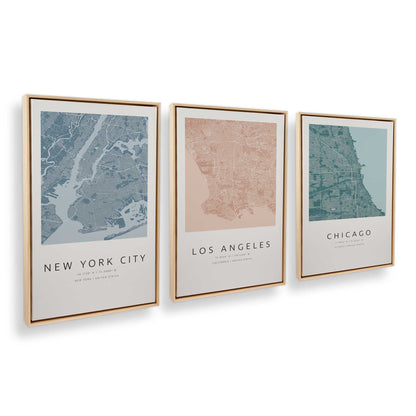 [Color:American Maple], Picture of art in an American Maple frame at an angle