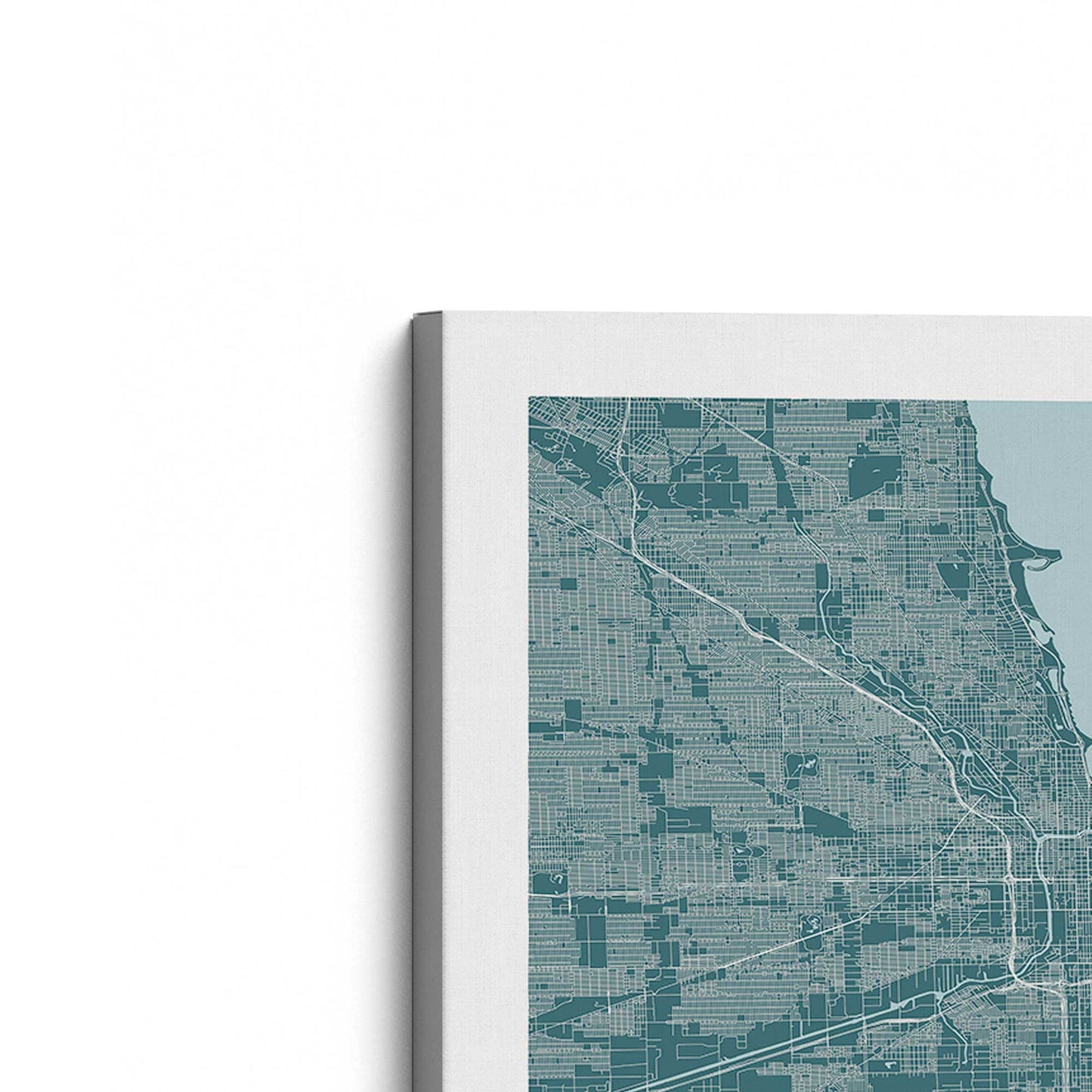 [Color:Stretched Canvas], Picture of the corner of the art