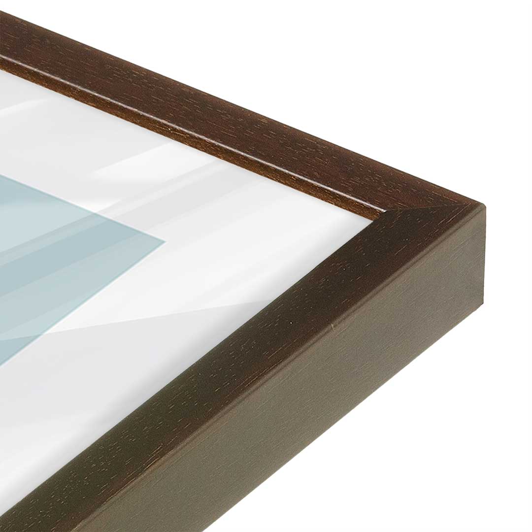 [Color:Belvinder Brown], Picture of art in a Belvinder Brown frame of the corner