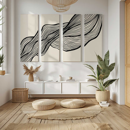 [Color:Stretched Canvas], Picture of art in a room