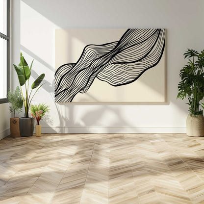 [Color:Stretched Canvas], Picture of art in a room