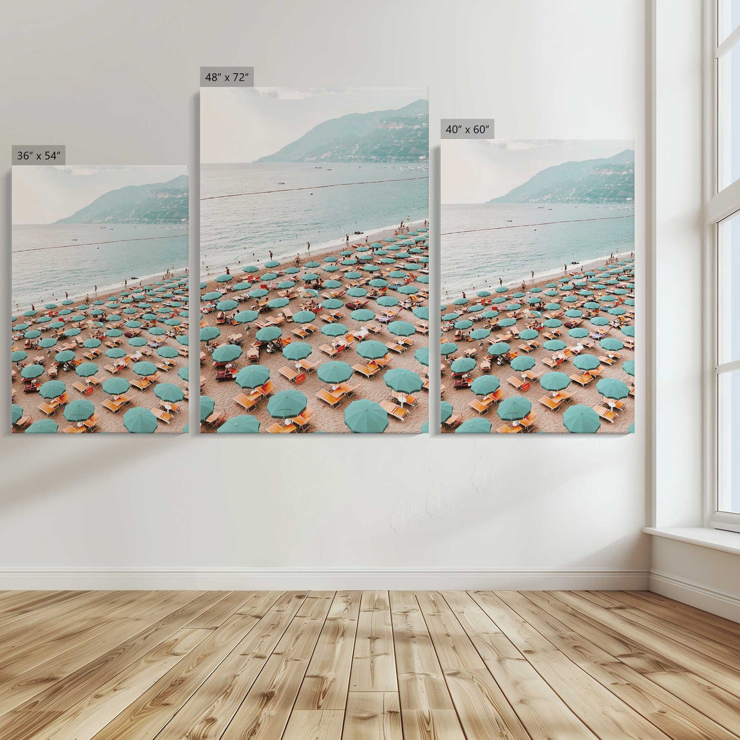 [Color:Stretched Canvas], Image showing the size comparisons