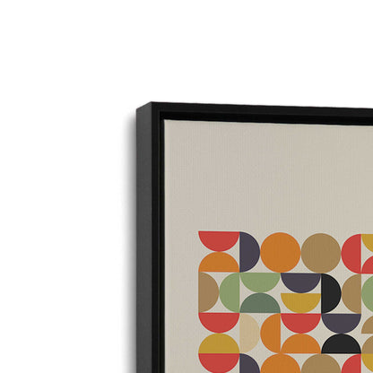 [Color:Satin Black], Picture of art in a Satin Black frame at an angle