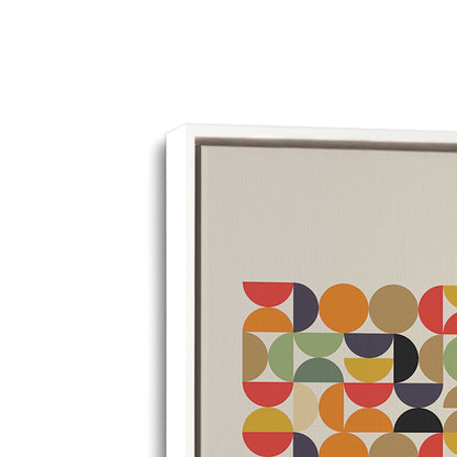 [Color:Opaque White], Picture of art in a White frame at an angle