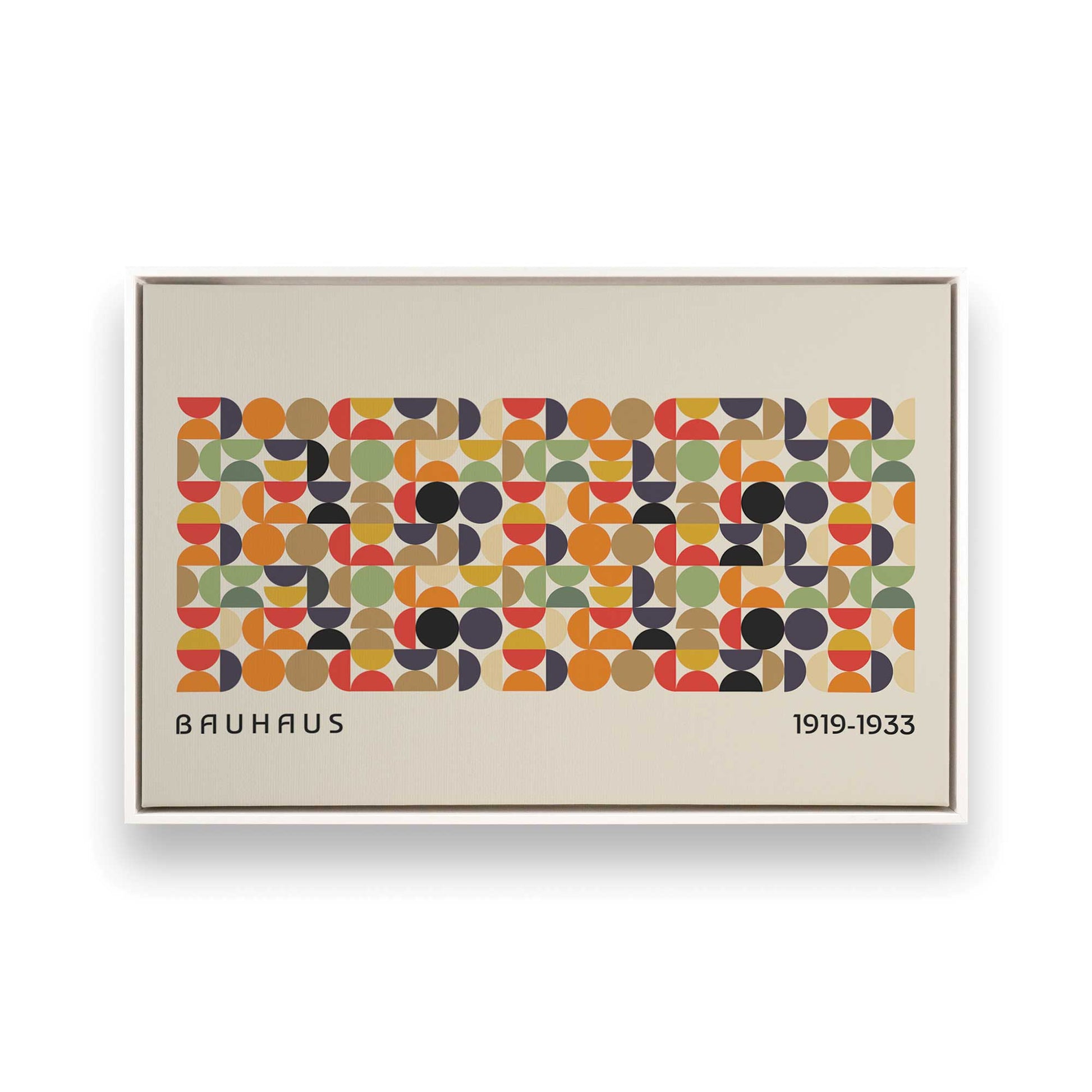 [Color:Opaque White], Picture of art in a White frame