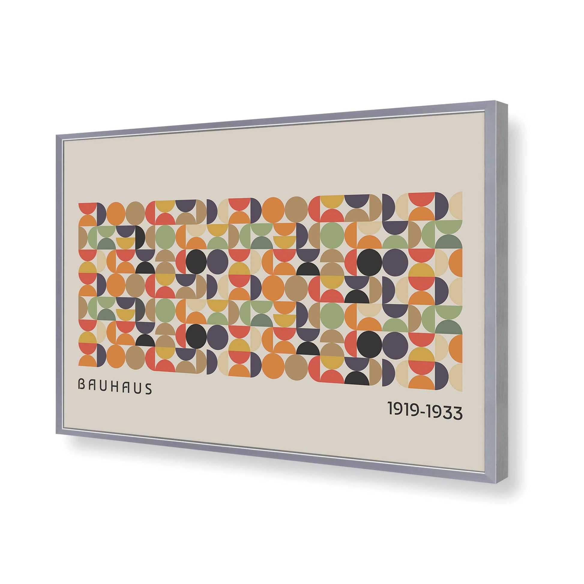[Color:Polished Chrome], Picture of art in a Polished Chrome frame of the corner