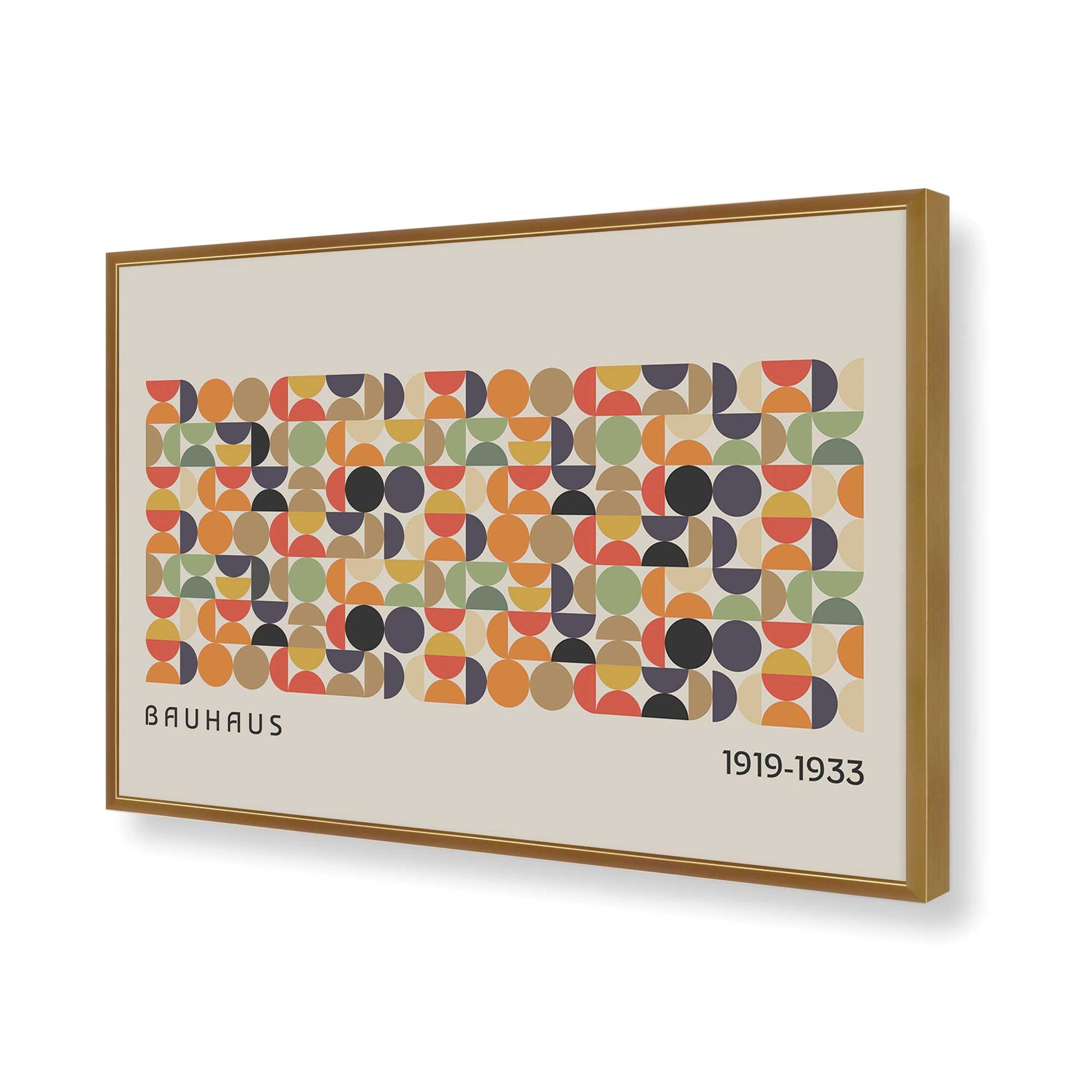 [Color:Polished Gold], Picture of art in a Polished Gold frame of the corner