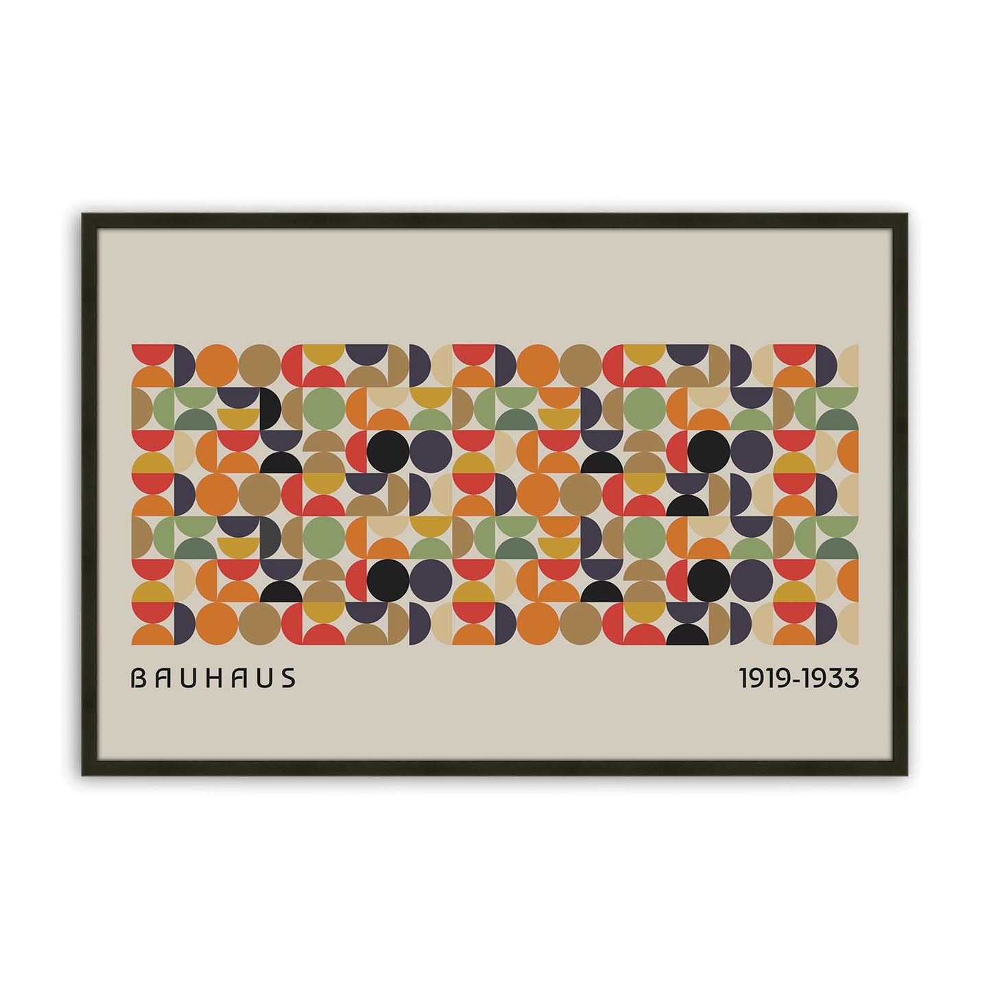 [Color:Satin Black], Picture of art in a Satin Black frame