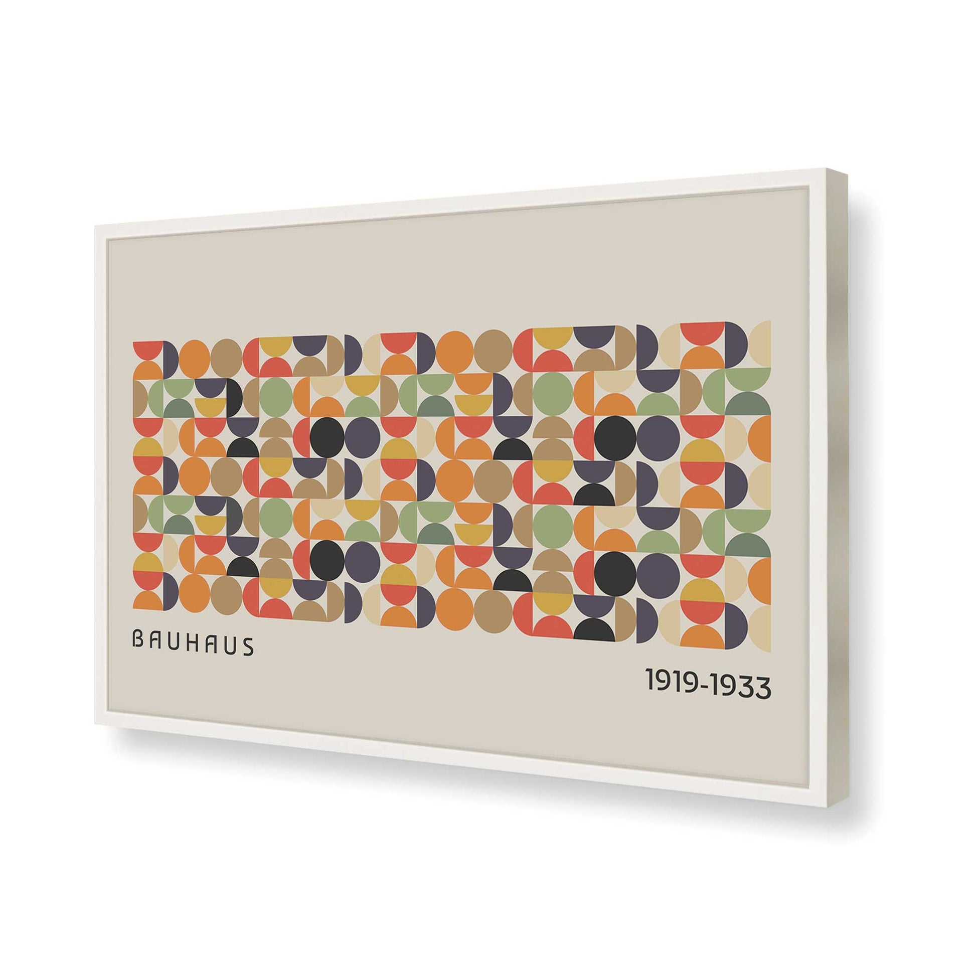 [Color:Opaque White], Picture of art in a Opaque White frame of the corner