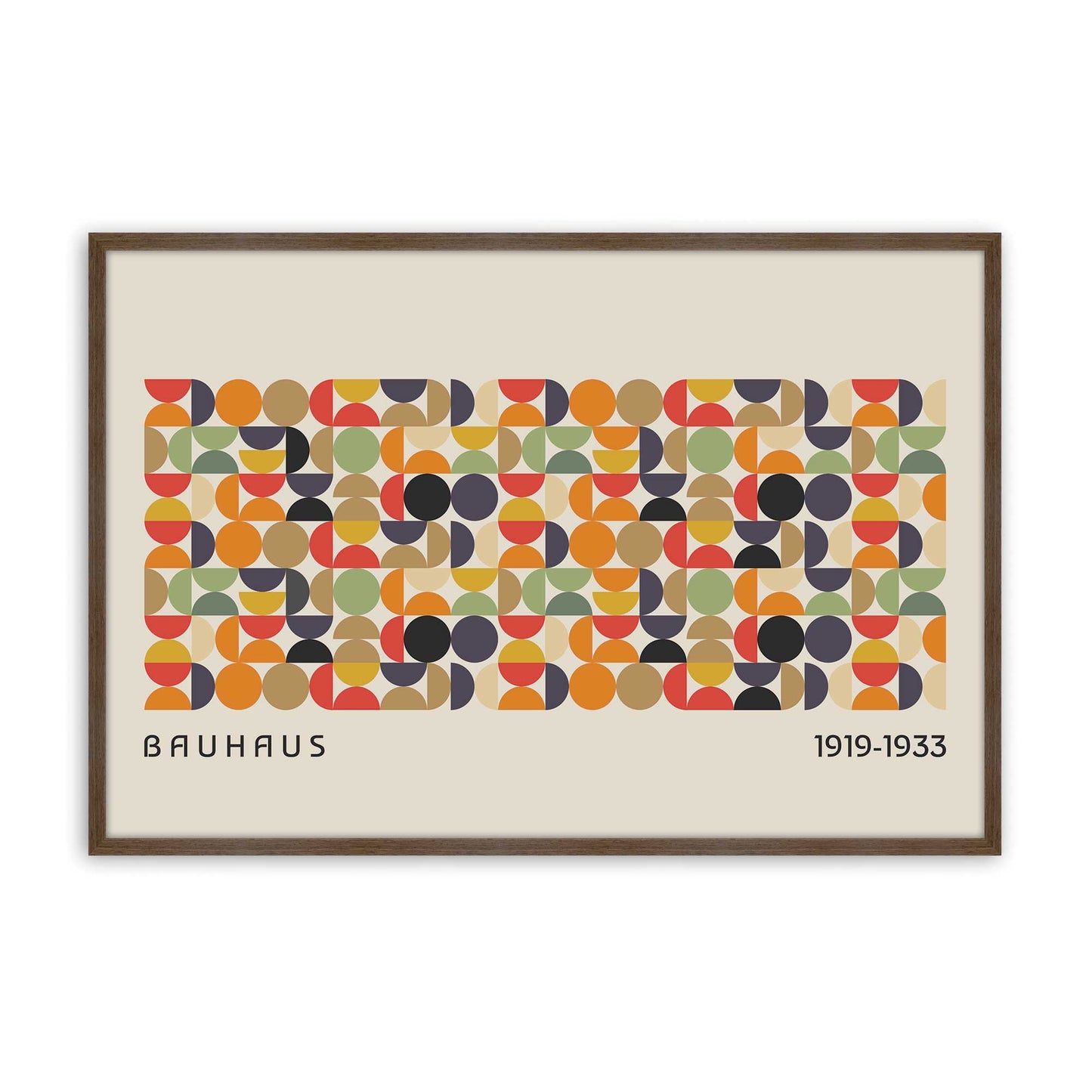 [Color:Walnut], Picture of art in a Walnut frame