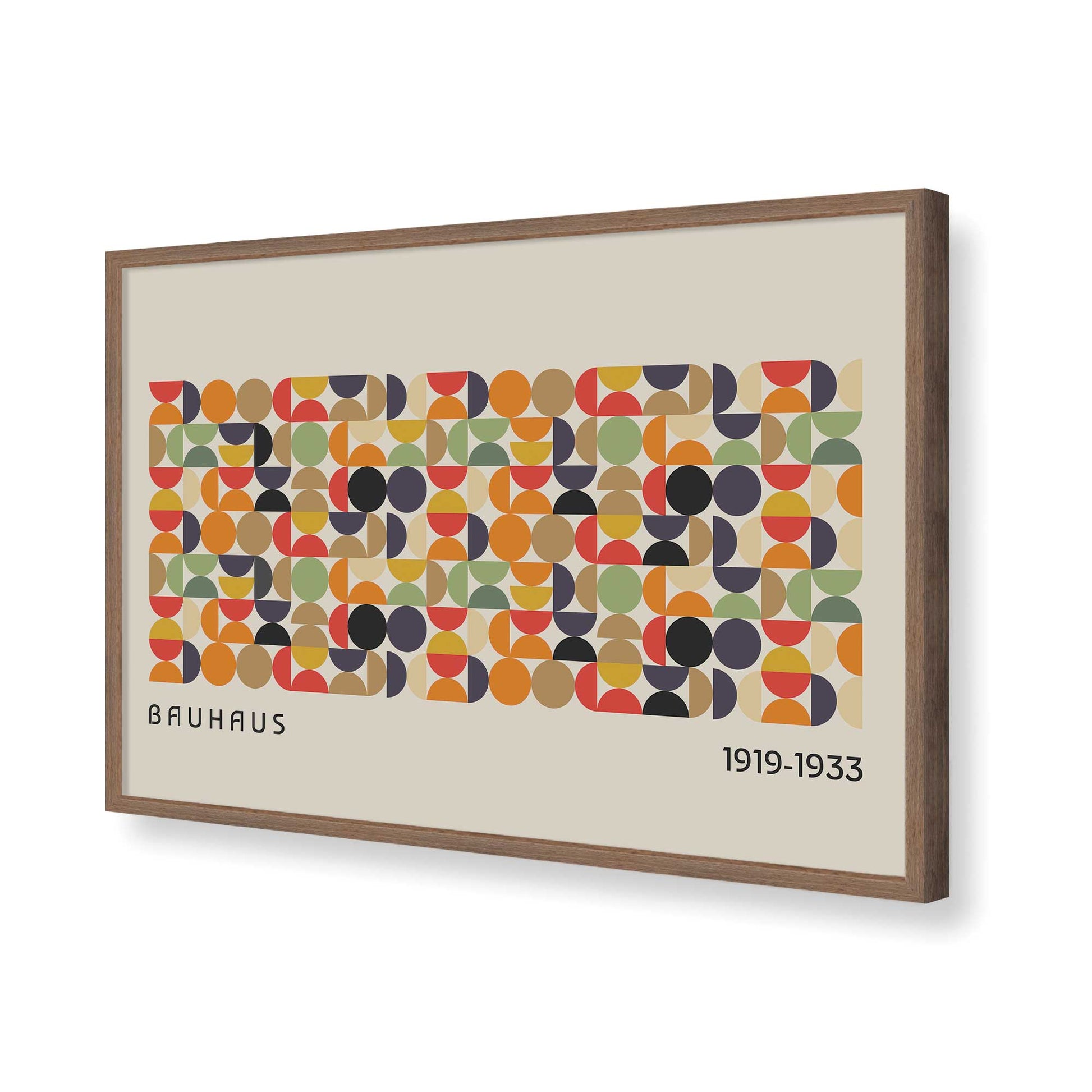 [Color:Walnut], Picture of art in a Walnut frame of the corner
