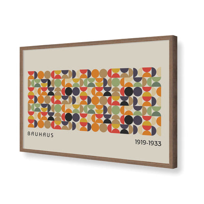 [Color:Walnut], Picture of art in a Walnut frame of the corner