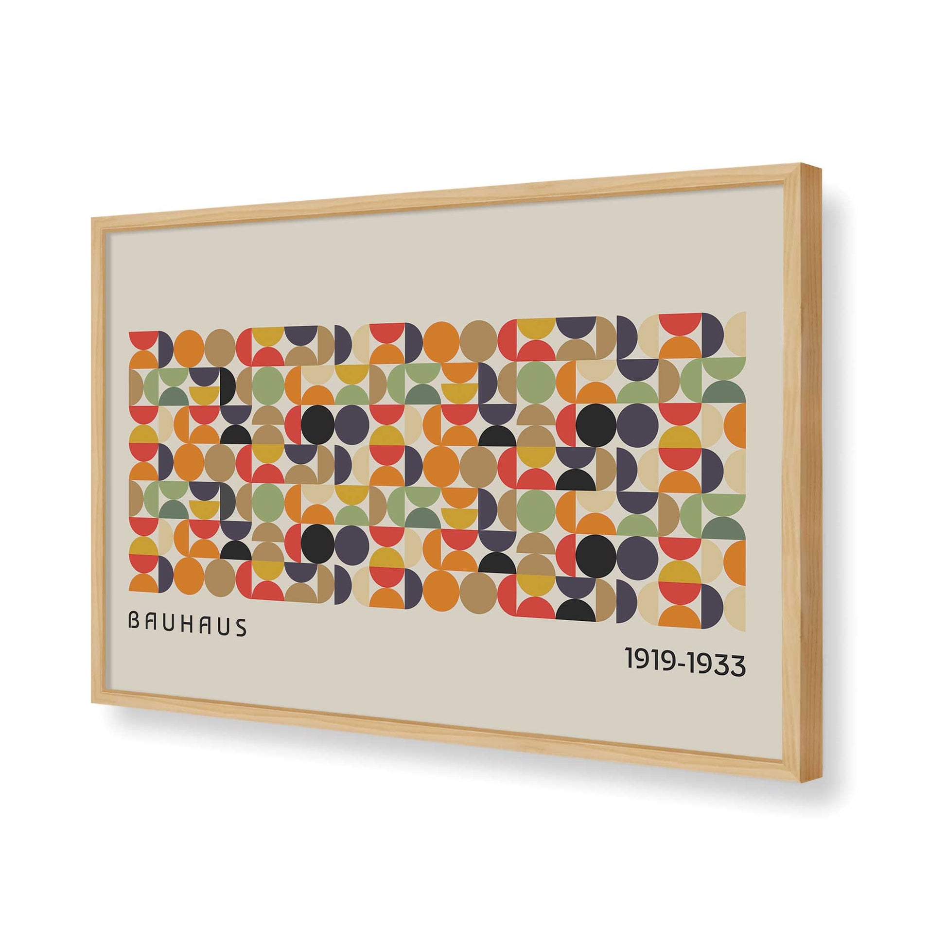 [Color:American Maple], Picture of art in a American Maple frame of the corner