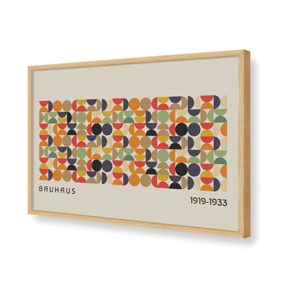 [Color:American Maple], Picture of art in a American Maple frame of the corner