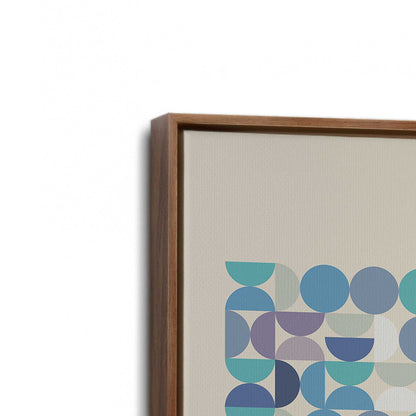 [Color:Walnut], Picture of art in a Walnut frame at an angle