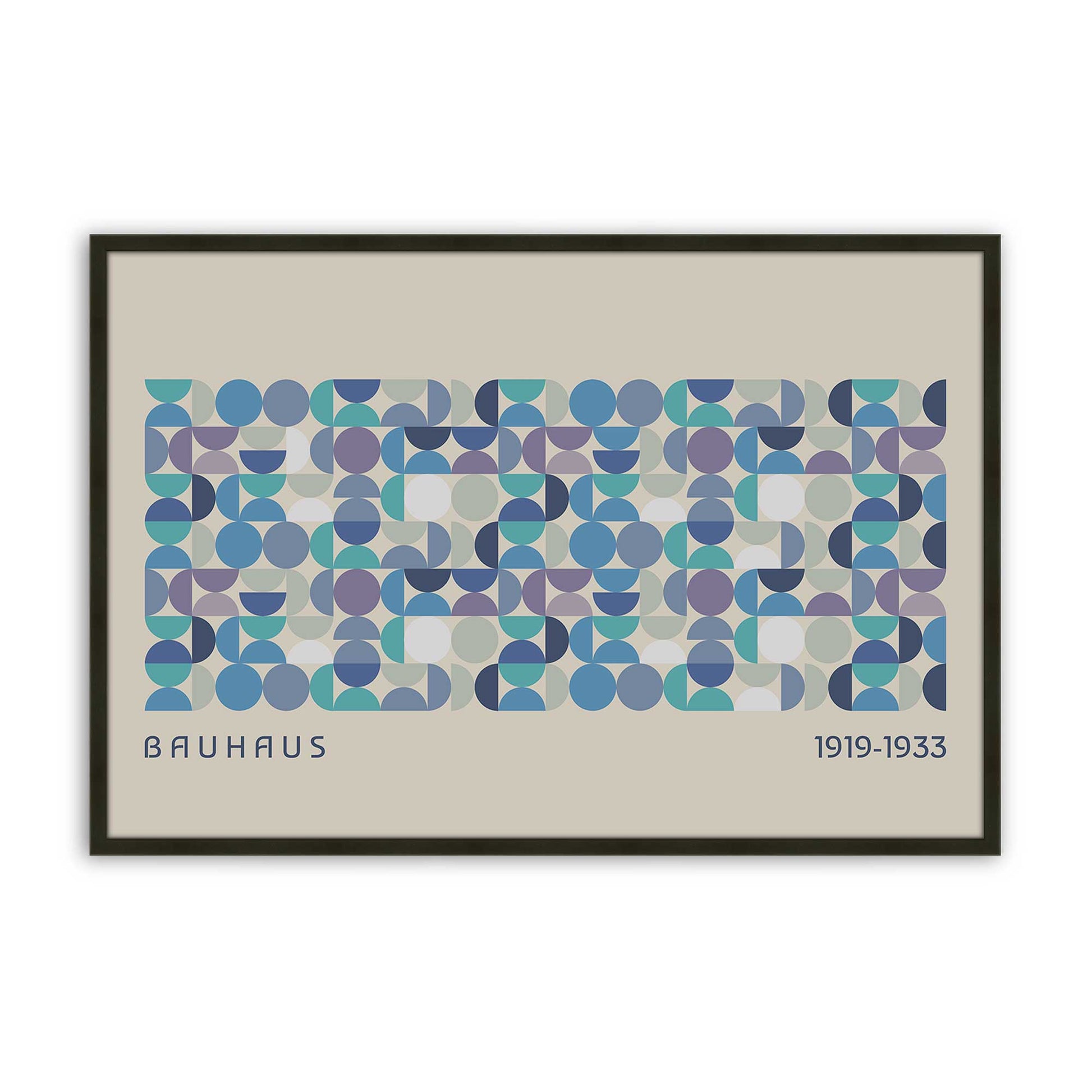 [Color:Satin Black], Picture of art in a Satin Black frame