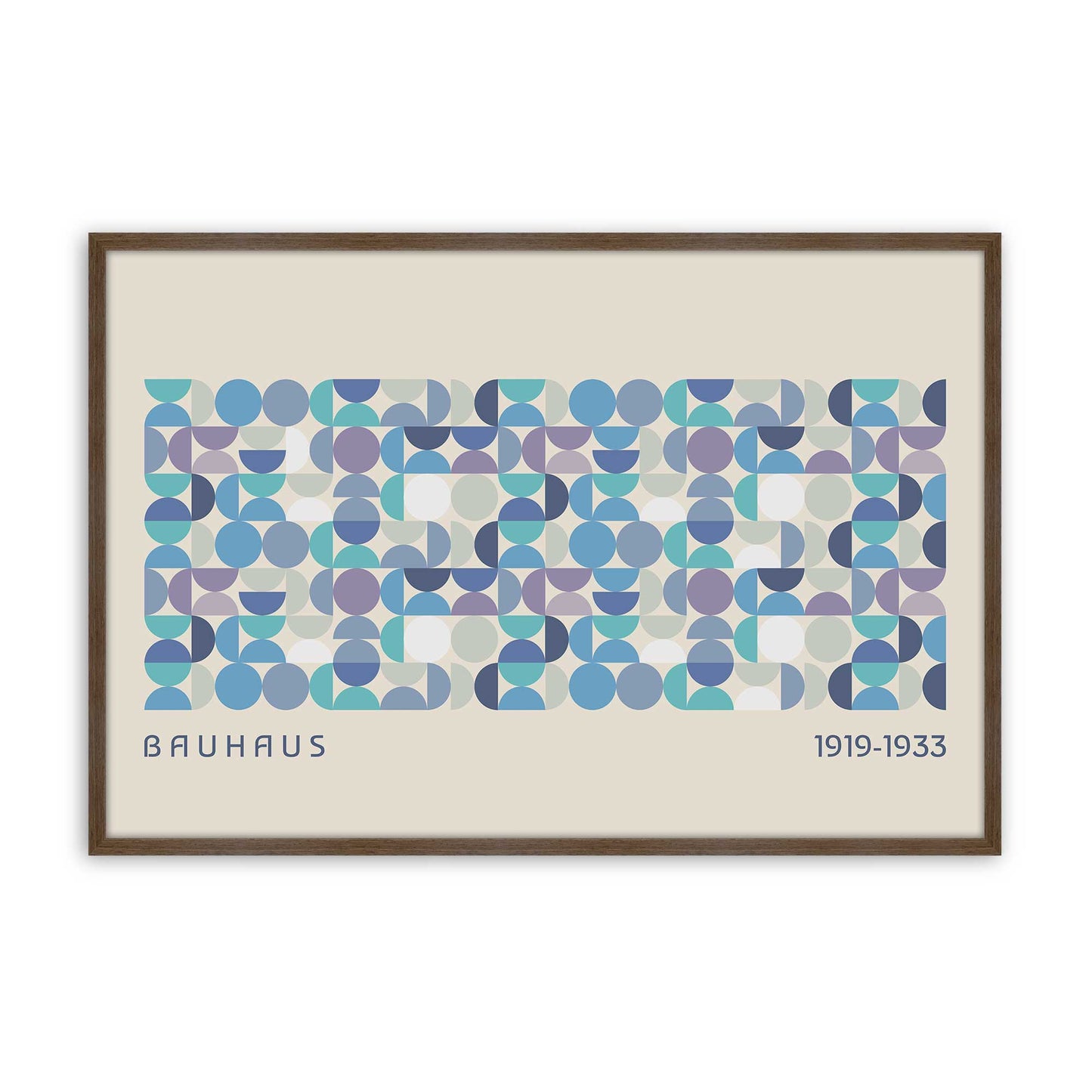[Color:Walnut], Picture of art in a Walnut frame
