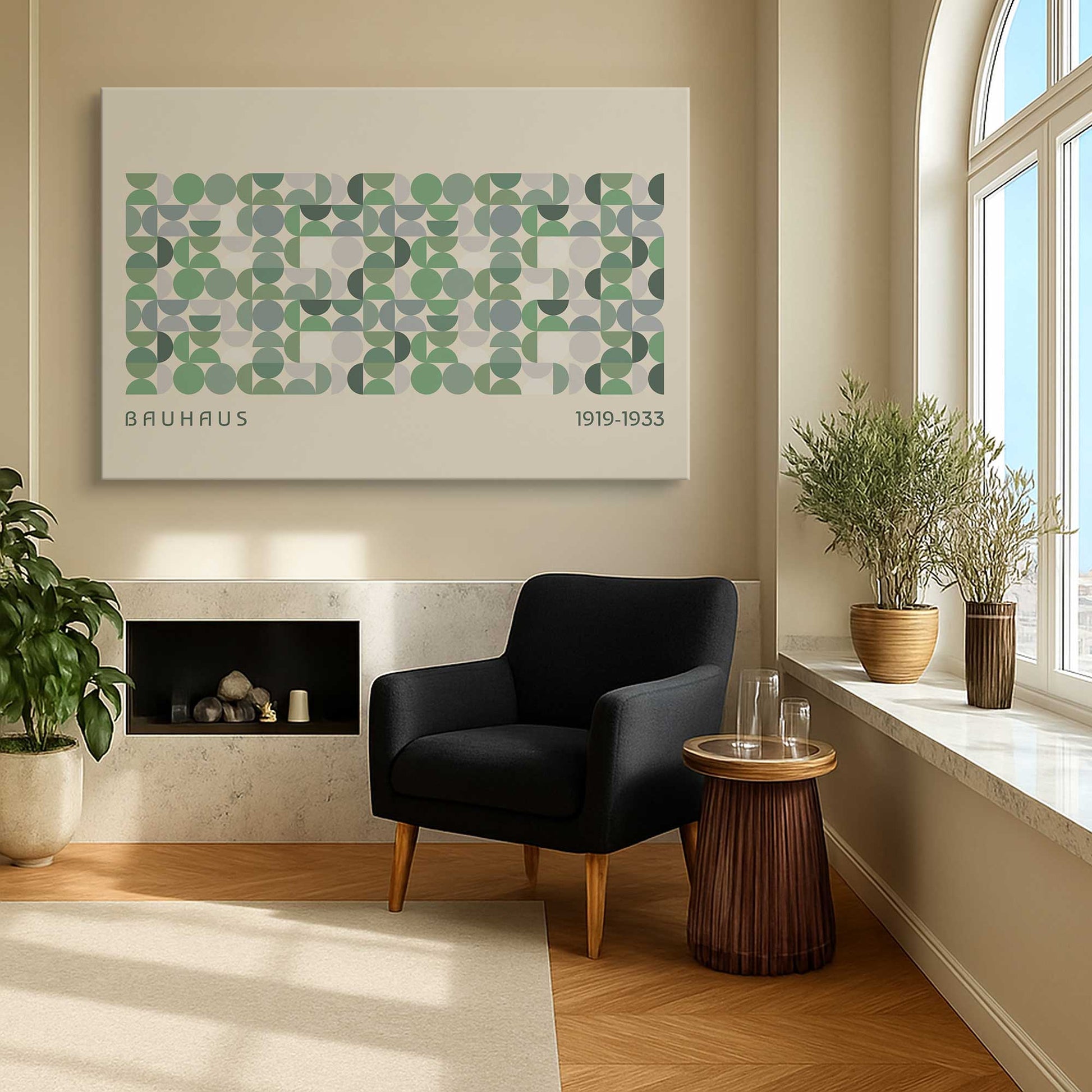 [Color:Stretched Canvas], Picture of art in a room