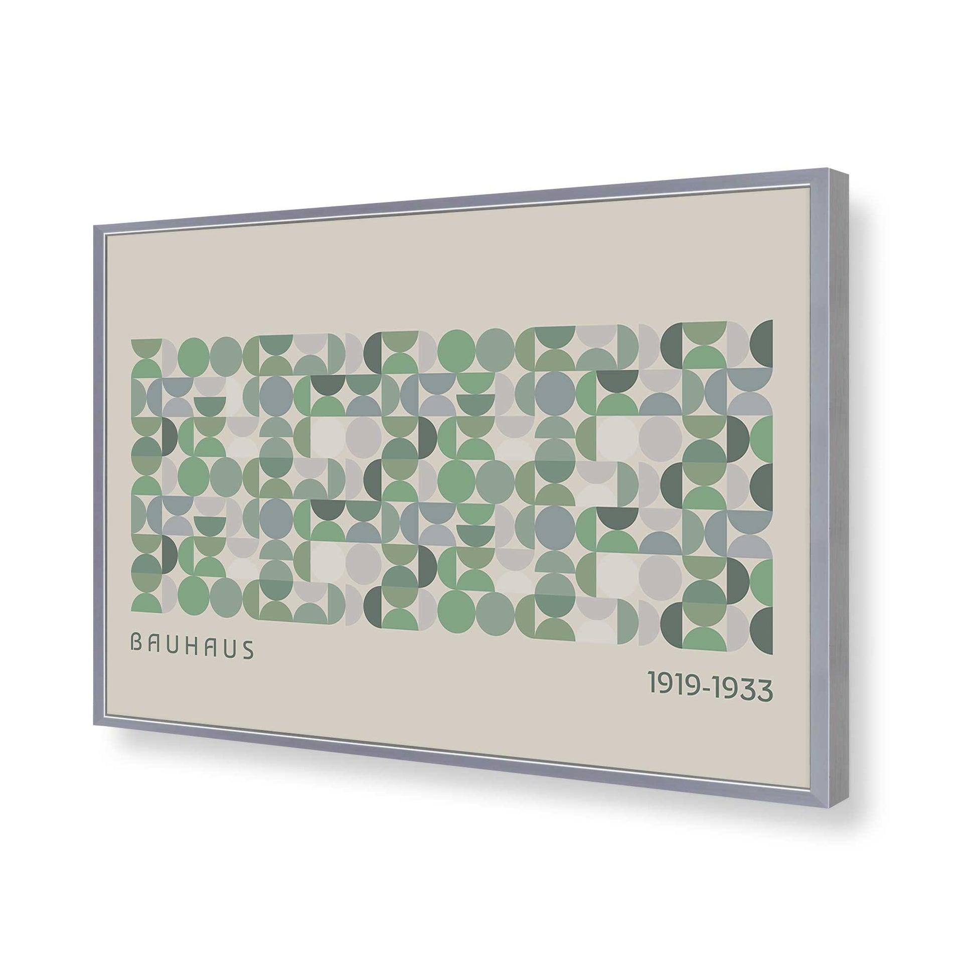 [Color:Polished Chrome], Picture of art in a Polished Chrome frame of the corner