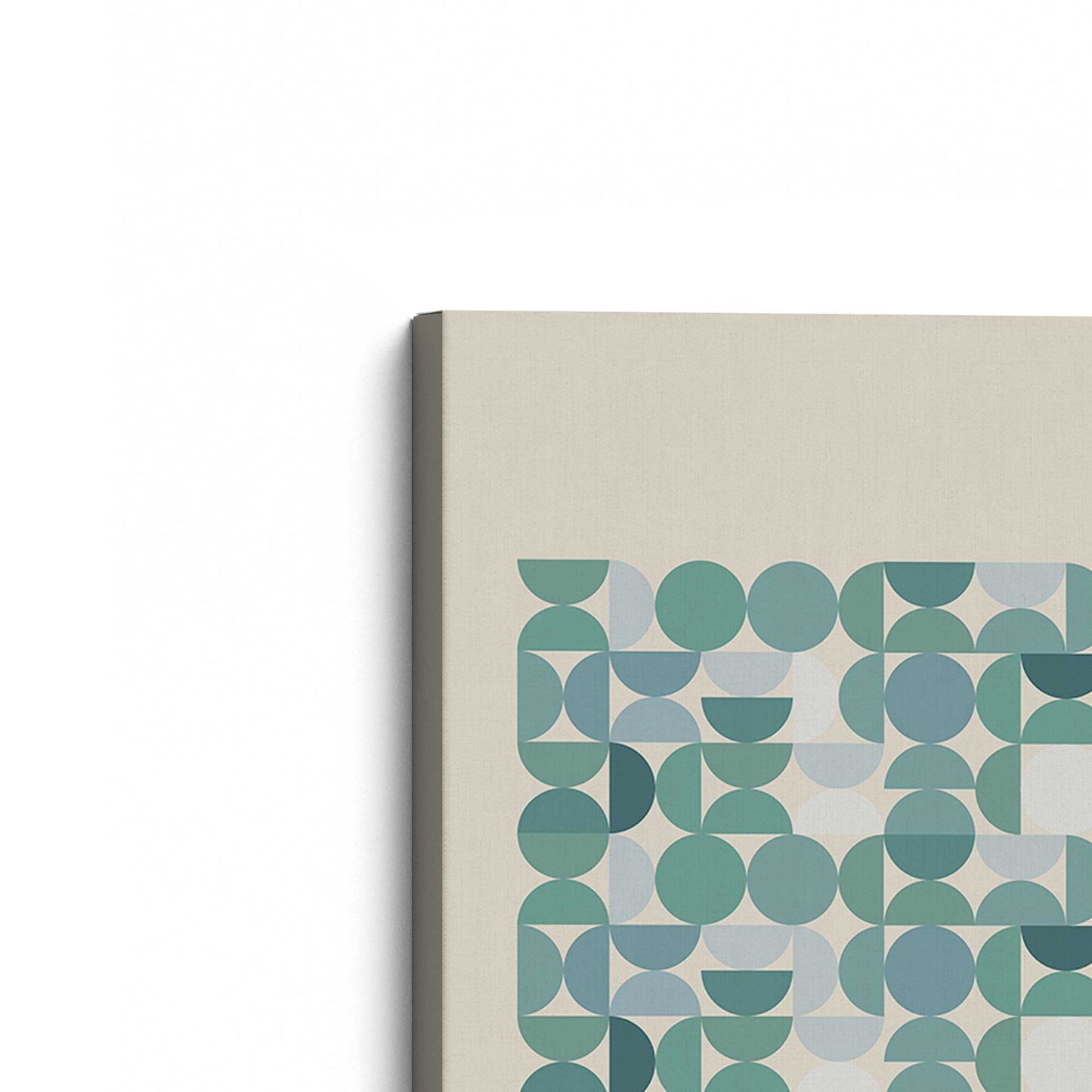 [Color:Stretched Canvas], Picture of the corner of the art
