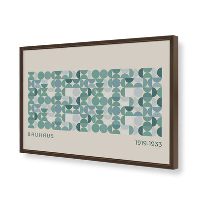 [Color:Brown], Picture of art in a Brown frame of the corner