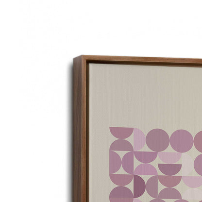 [Color:Walnut], Picture of art in a Walnut frame at an angle