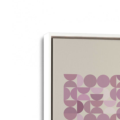 [Color:Opaque White], Picture of art in a White frame at an angle