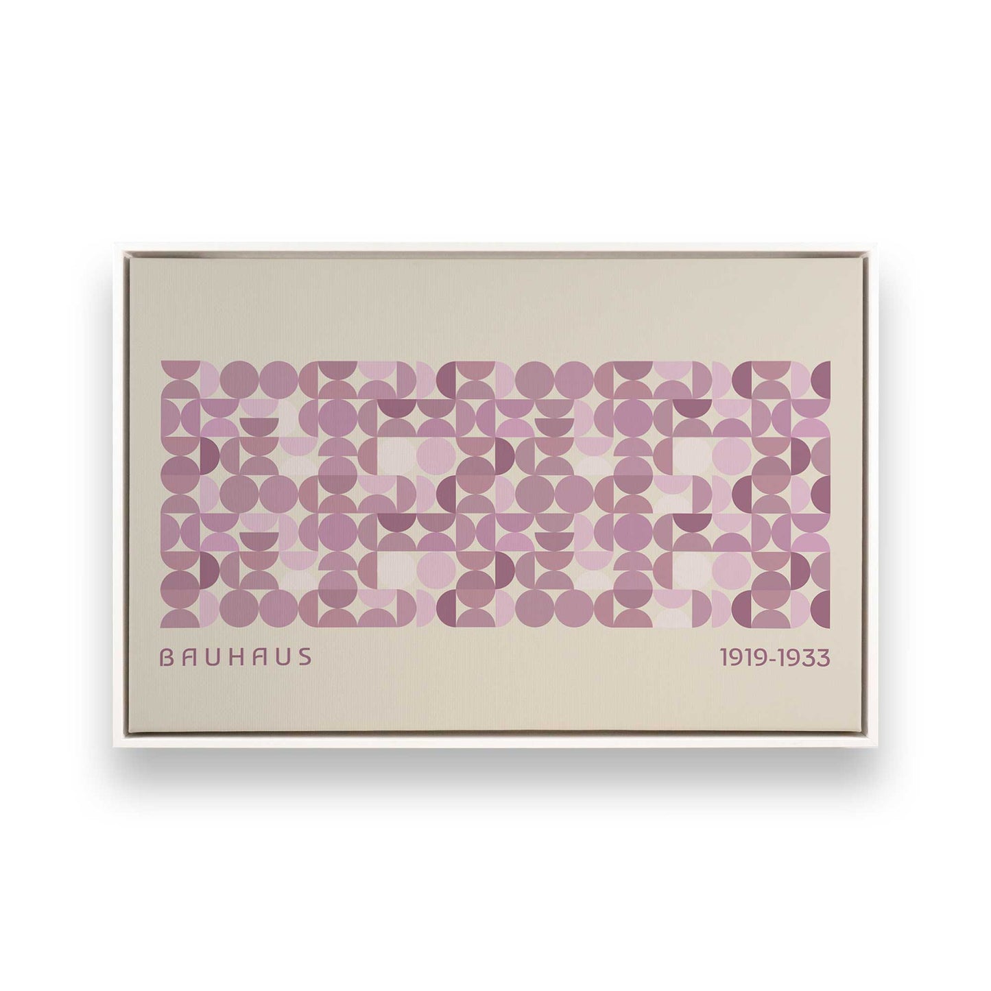 [Color:Opaque White], Picture of art in a White frame