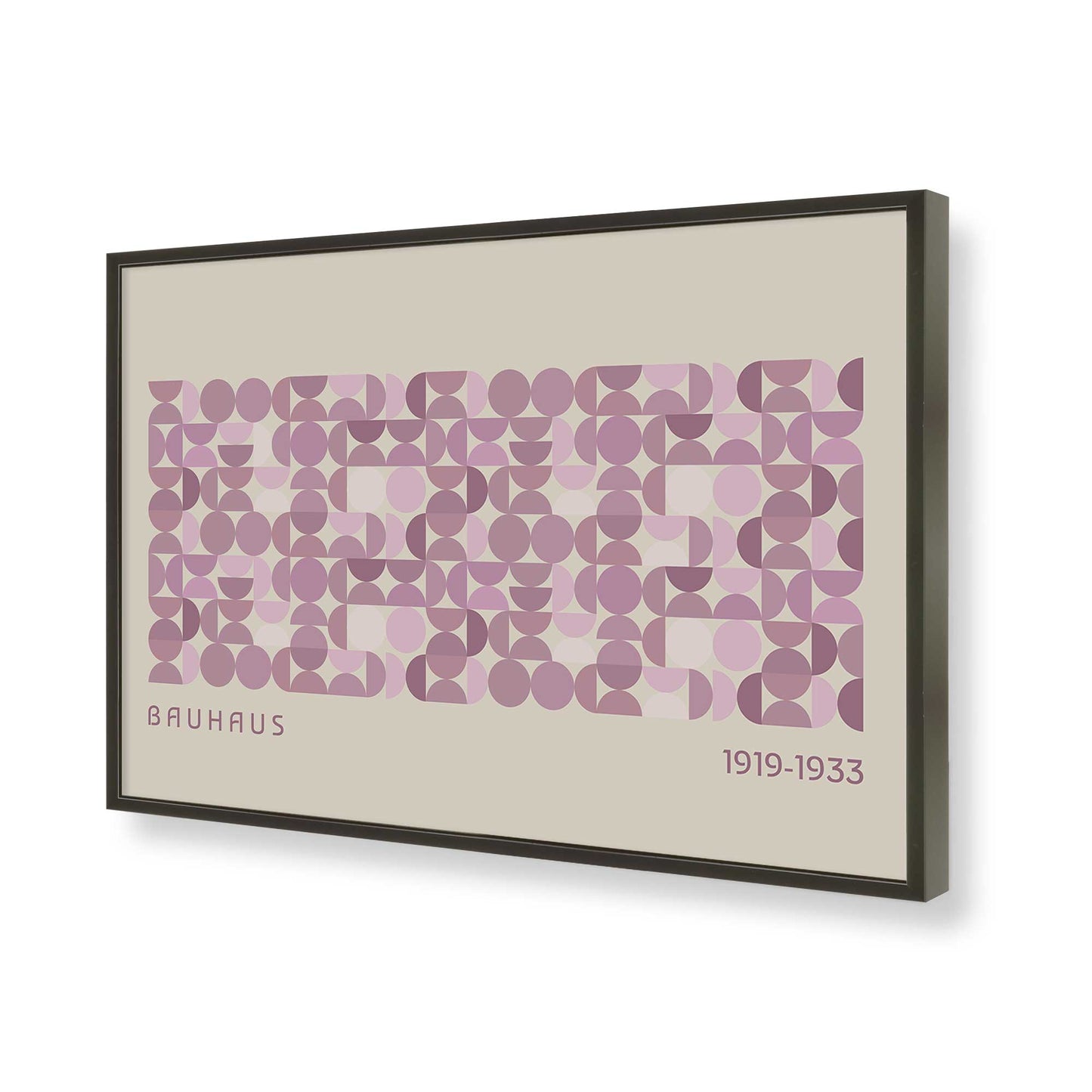[Color:Satin Black], Picture of art in a Satin Black frame of the corner