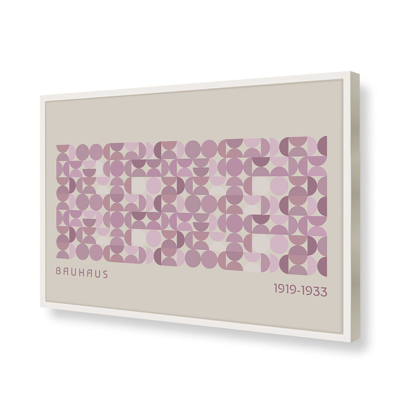 [Color:Opaque White], Picture of art in a Opaque White frame of the corner