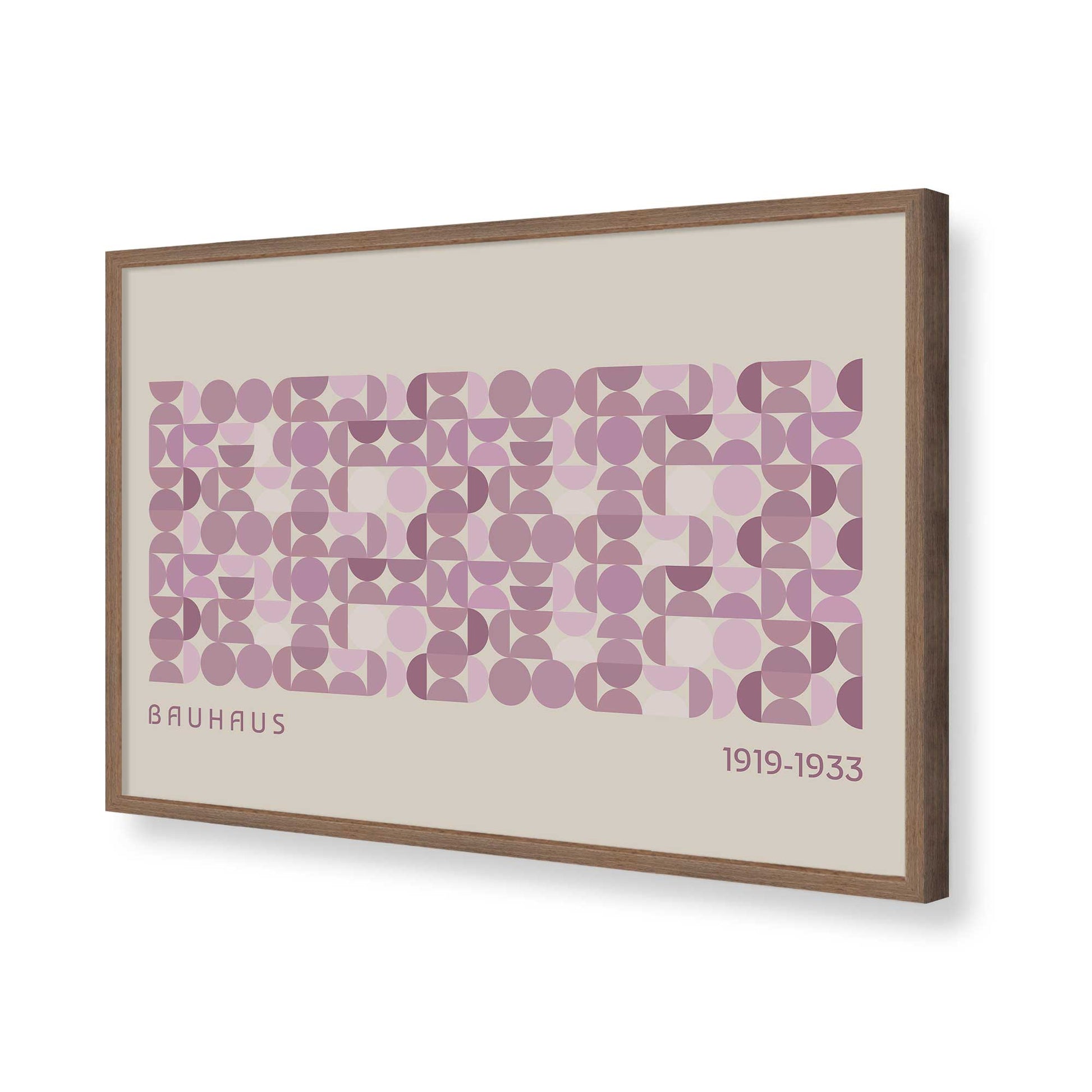 [Color:Walnut], Picture of art in a Walnut frame of the corner