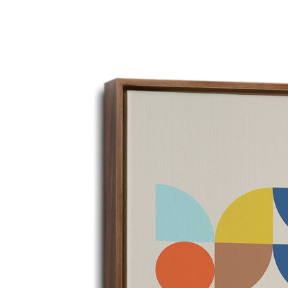 [Color:Walnut], Picture of art in a Walnut frame at an angle