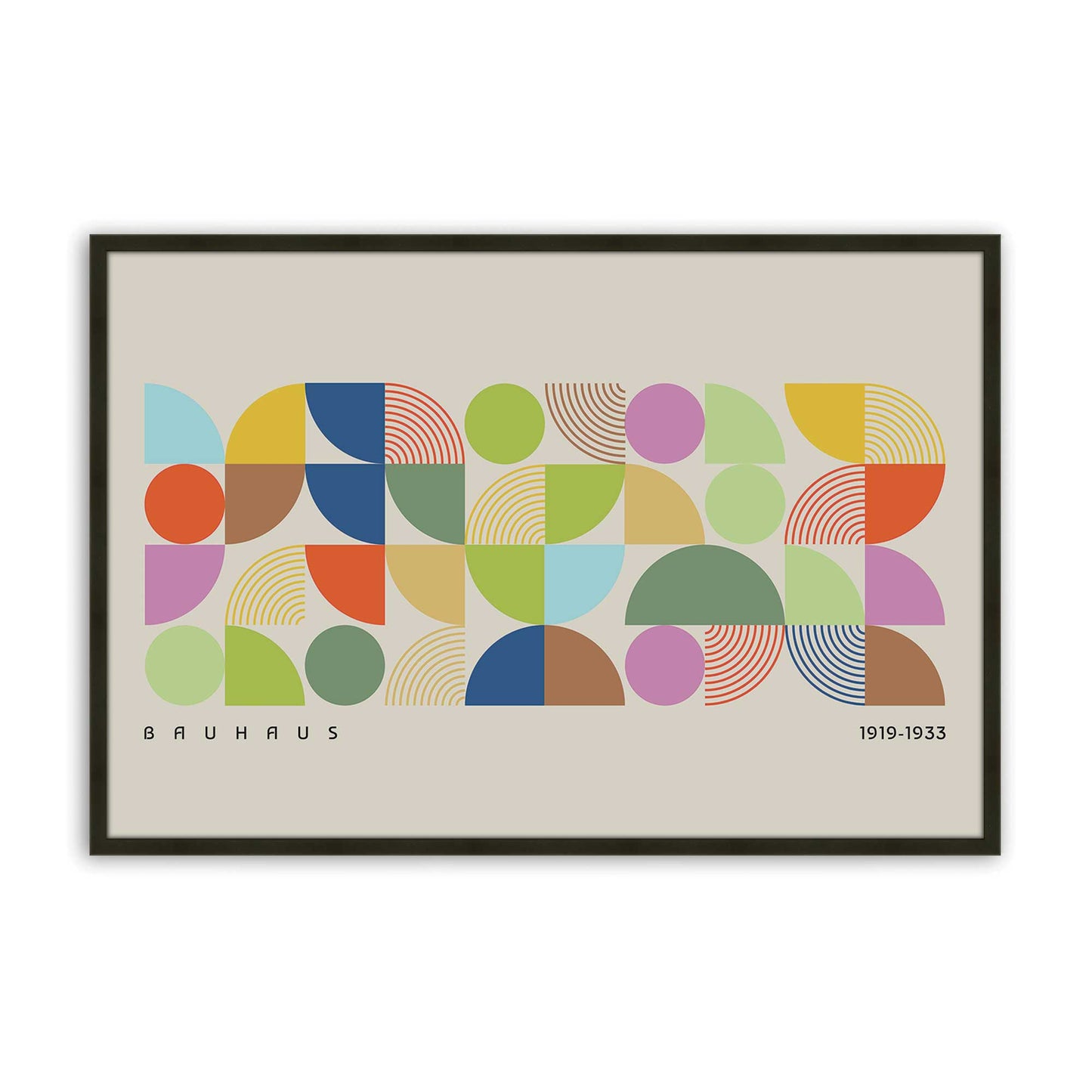 [Color:Satin Black], Picture of art in a Satin Black frame